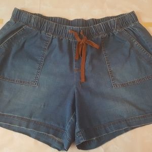 Denim shorts